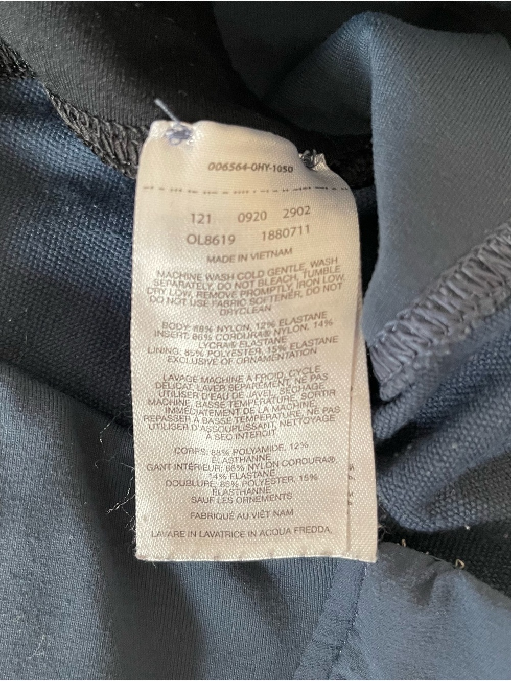 Mountain Hardware Chockstone Hiking Tights blue/gray leggings size small - Picture 5 of 7